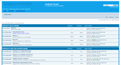 Desktop Screenshot of forum.audacityteam.org